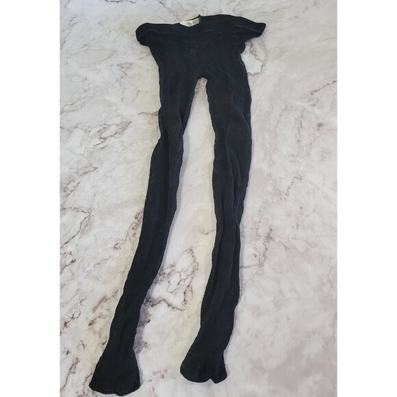 SimplyVera Vera Wang preworn black fishnet stockings Size 1 - Picture 1 of 4